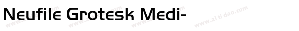 Neufile Grotesk Medi字体转换